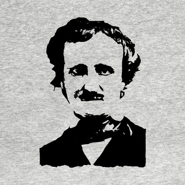 Edgar Allan Poe by J. Rufus T-Shirtery